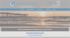 Desktop Screenshot of coastalvirginialaw.com